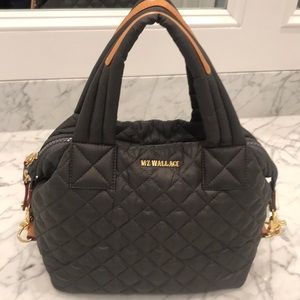 MZ Wallace.small grey bag. Used once!!